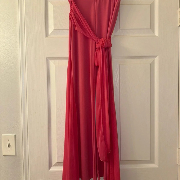 Pink Wide Leg Flare Palazzo Pants! - Picture 2 of 5